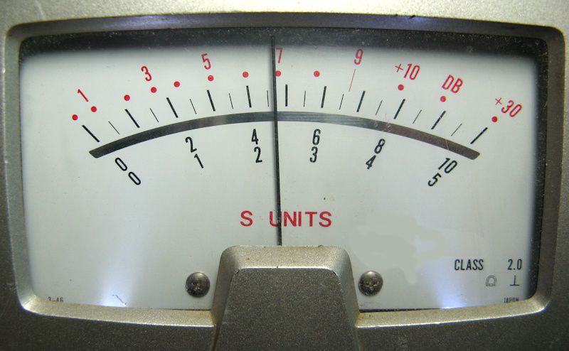 s-meter Radioafición antes de Internet