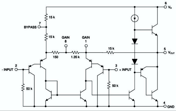 LM386 el amplificador de audio