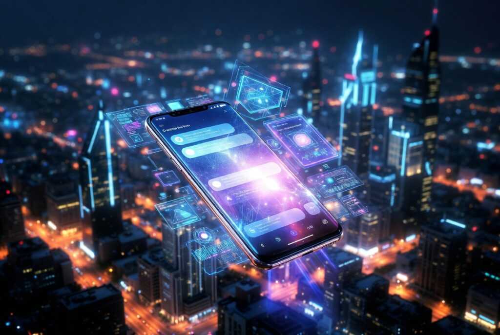 celulares sin apps, utilizando inteligencia artificial para realizar tareas mediante lenguaje natural