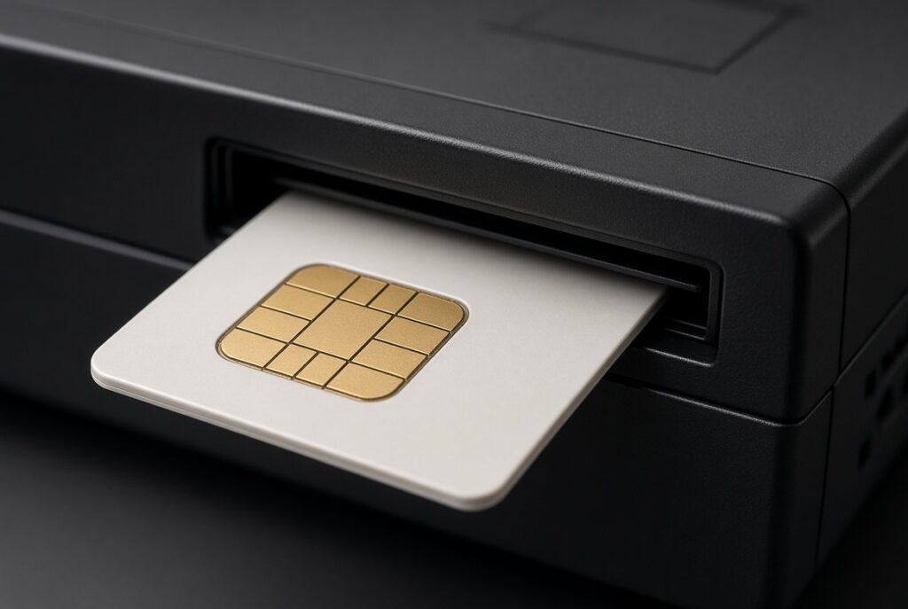Smart Card utilizada en receptores de televisión satelital