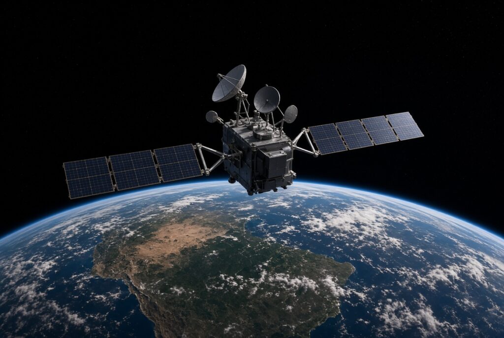 Satélite de comunicaciones en órbita geoestacionaria