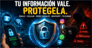 seguridad digital, Consejos para proteger emails, celular, redes sociales y aplicaciones de mensajería